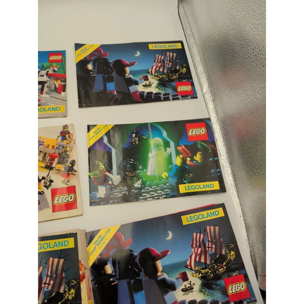 Vintage Lego Small Catalog Lot Of 6 Pirates Racing Ghost Haunted